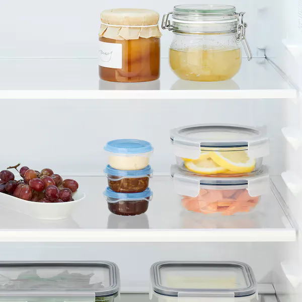 PRUTA Food container, blue, 70 ml (image 3 of 4)