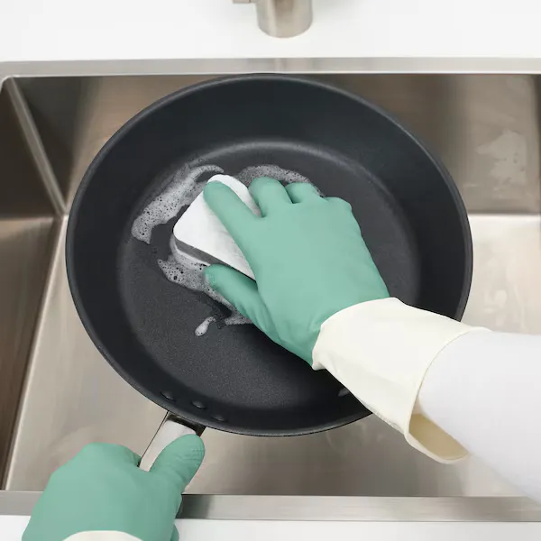 RINNIG Cleaning gloves, green, M (image 2 of 5)