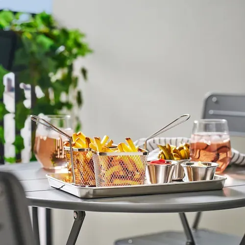 Serving basket, stainless steel (image 3 of 4)