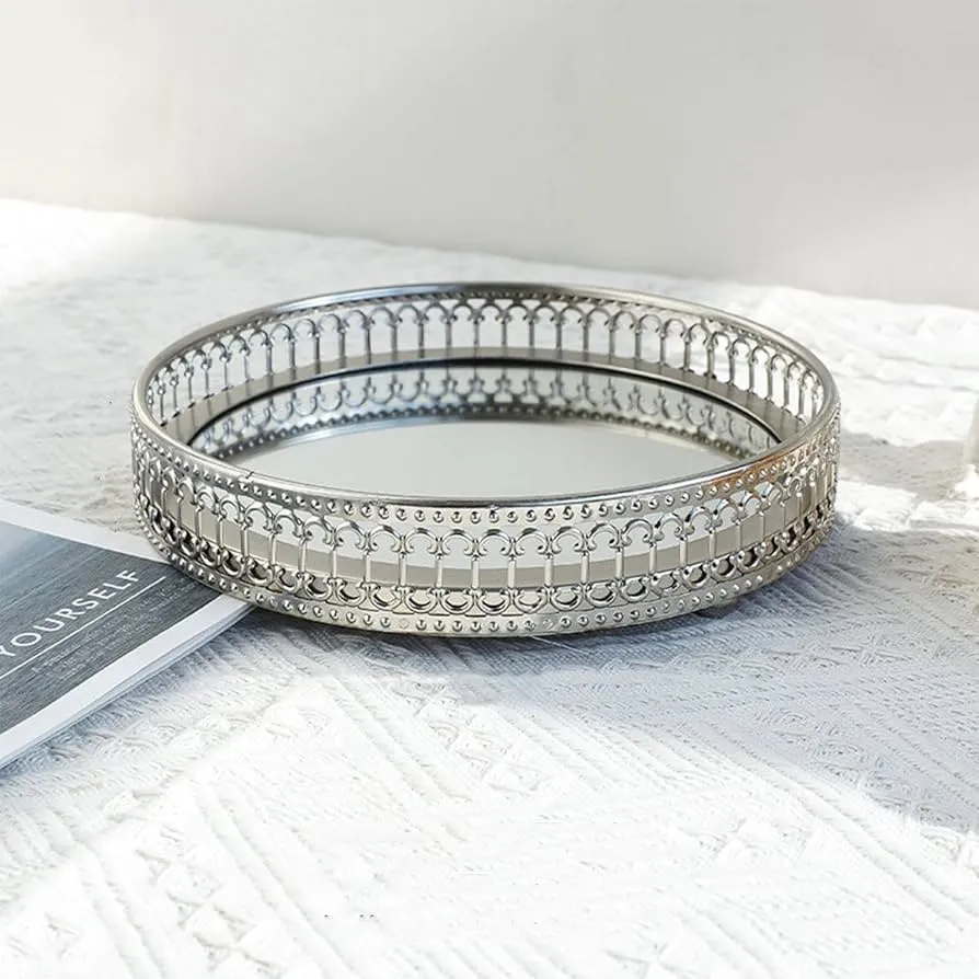 Silver Mirror Tray (image 2 of 2)