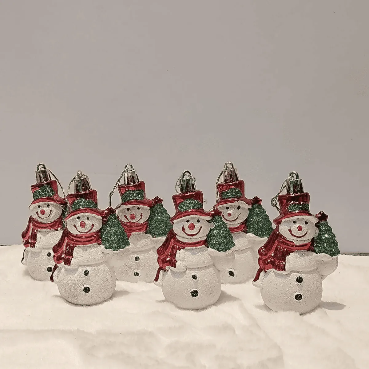 Snowman Christmas Ornaments 3 pcs