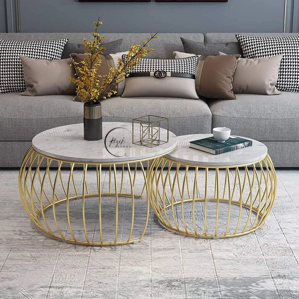 Steel Center Table Set (image 2 of 3)