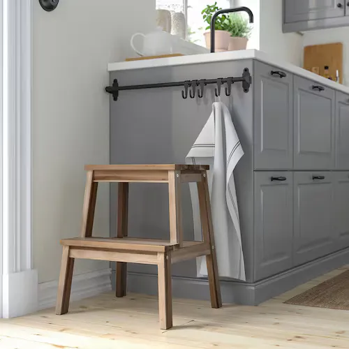 Step stool, acacia, 50 cm (image 2 of 3)