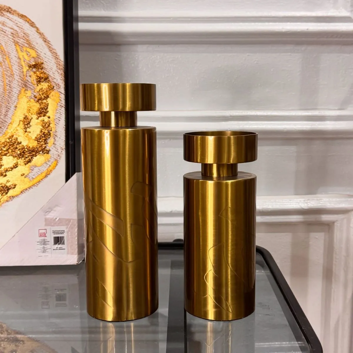 Sujj Gold Candle Holder
