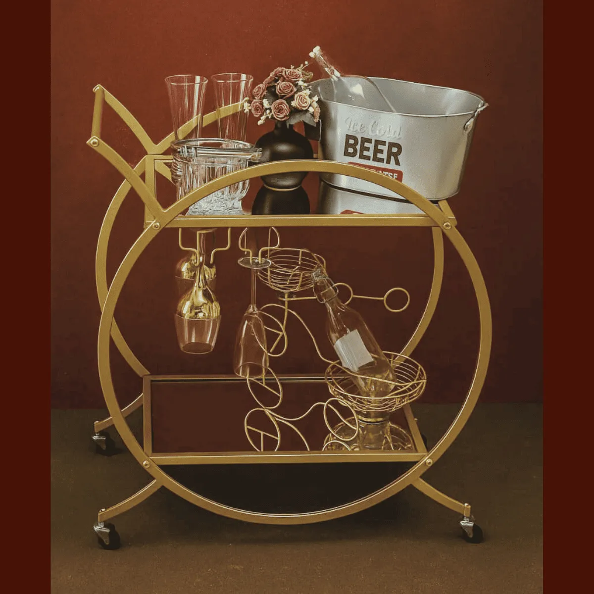 The Gilded Bar Cart (image 2 of 2)