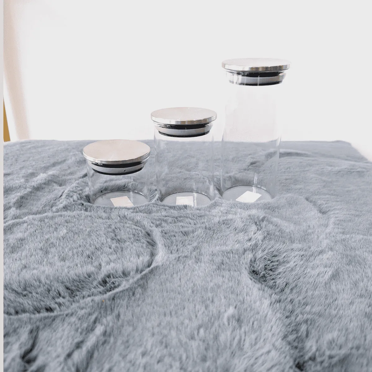 Transparent Container With Lid Jar
