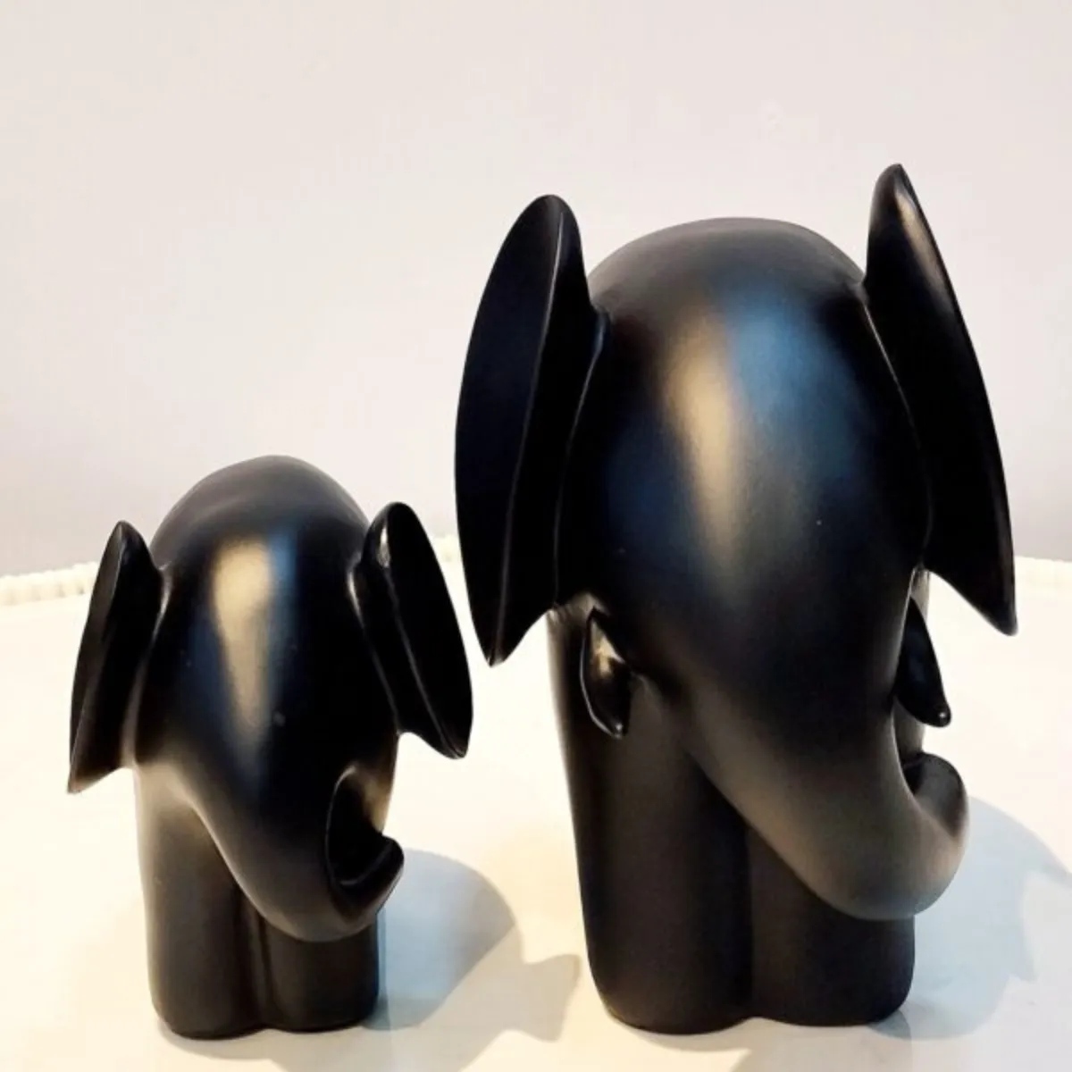 Vintage Large Elephant Sculpture