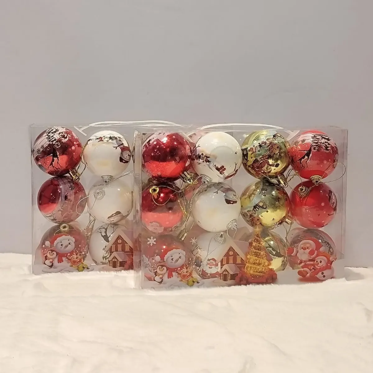 Vintage-Style Christmas Ball Ornament Collection