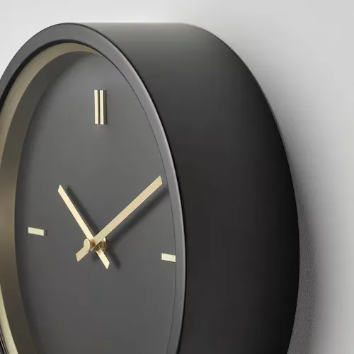 Wall clock, black, 26 cm (image 4 of 4)