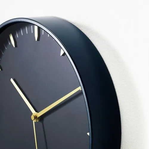 Wall clock, blue, 26 cm (image 3 of 3)