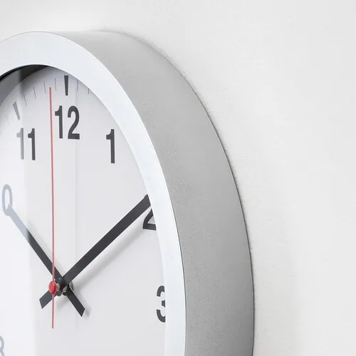 Wall clock, Silver / 28 cm (image 3 of 4)