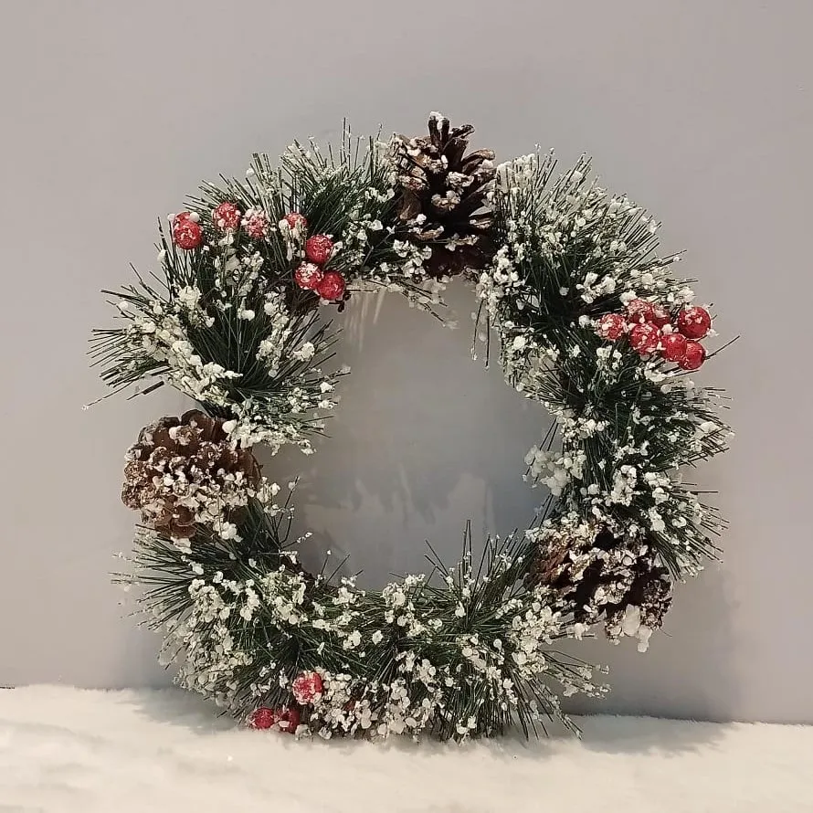 Winter Holiday Door Decoration