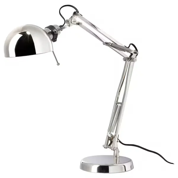 Work lamp, nickel-plated