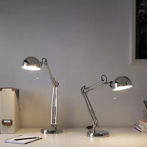 Work lamp, nickel-plated (image 3 of 4)